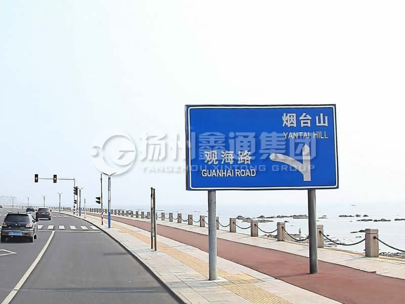 BZG-015，交通標(biāo)志桿，雙柱標(biāo)志桿